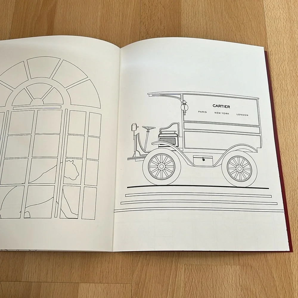 Cartier shopping bag, receipt holder, perfume samples and coloring book - Picture 14 of 16